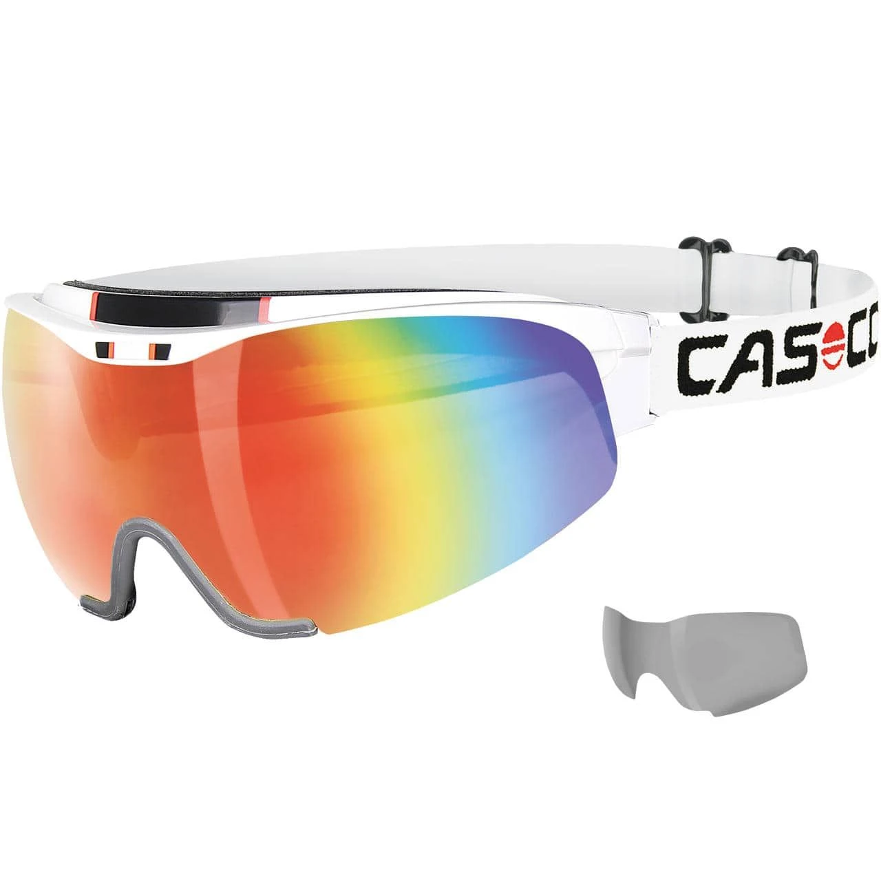 Casco Spirit Carbonic White/rainbow 3 Casco Spirit Carbonic White/rainbow