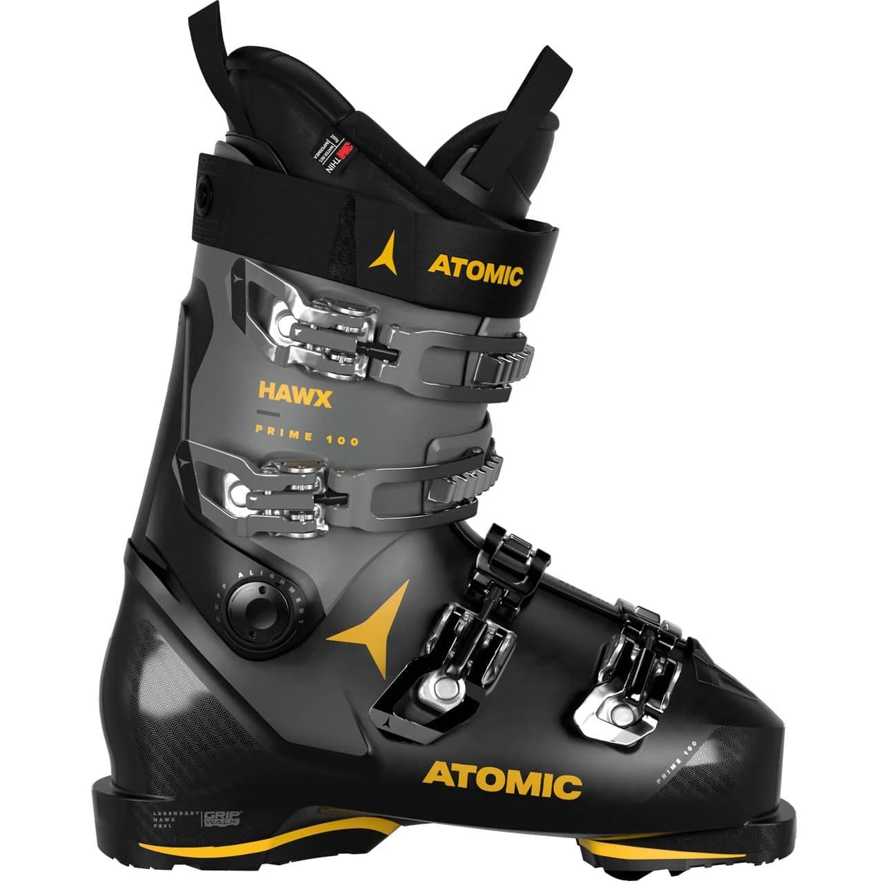 Atomic Hawx Prime 100 GW Black/grey/saffron 3 Atomic Hawx Prime 100 GW Black/grey/saffron