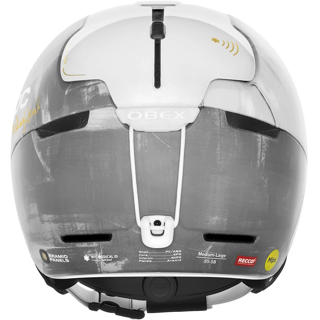 POC Obex BC Mips Hedvig Wessel Edition Stetind Grey 5 POC Obex BC Mips Hedvig Wessel Edition Stetind Grey - Afbeelding 3