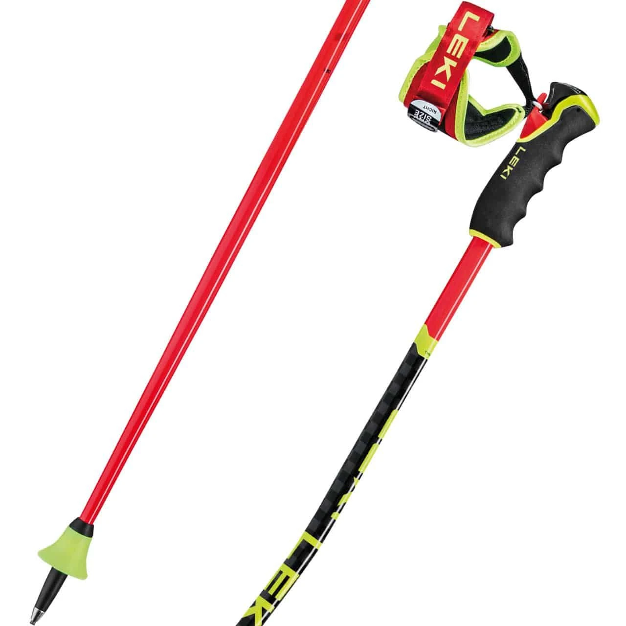 Leki WCR Carbon GS 3D Bright Red/black/neonyellow 3 Leki WCR Carbon GS 3D Bright Red/black/neonyellow